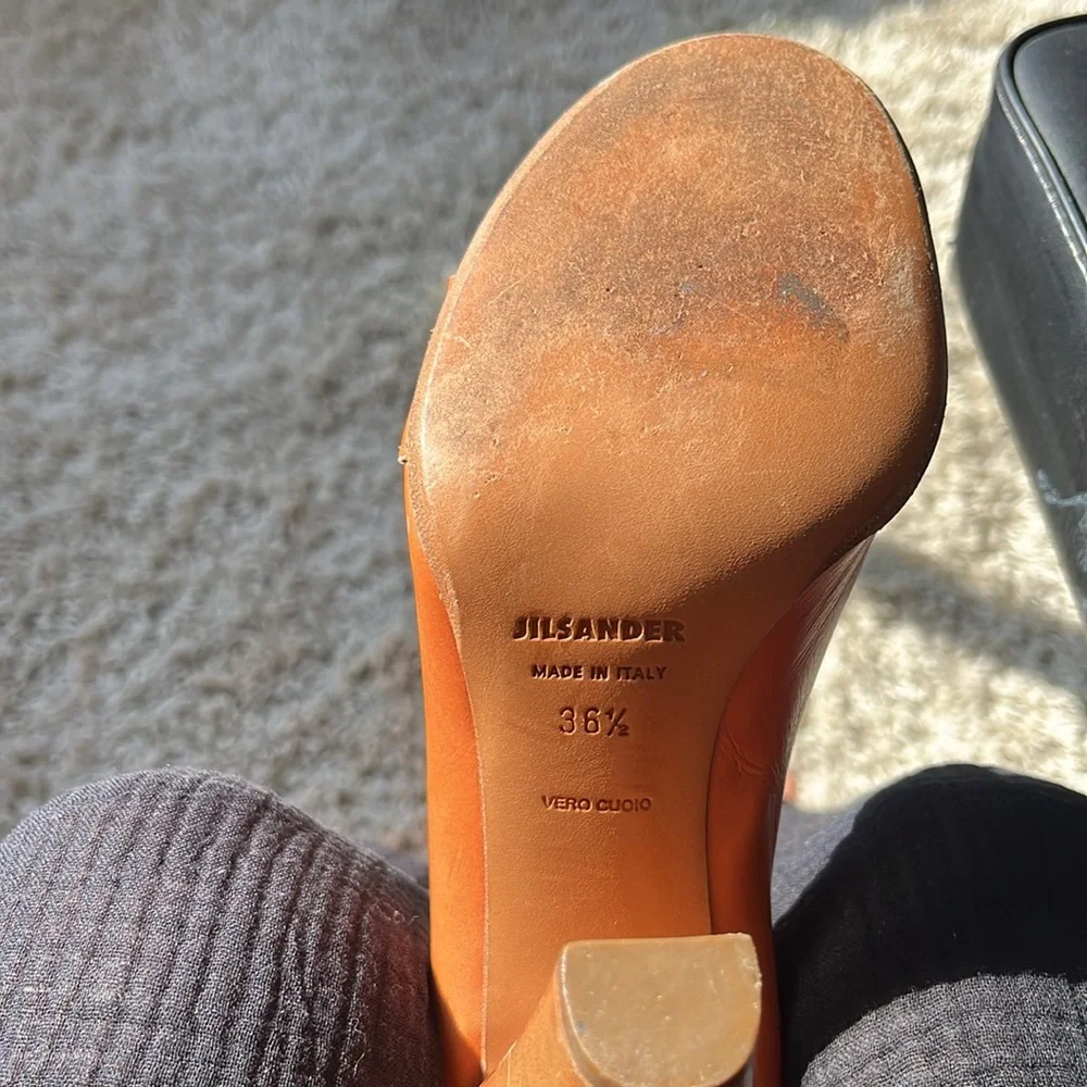 Amazing Jil Sander open toe heels made in Italy 36.5 - Picture 6 of 6
